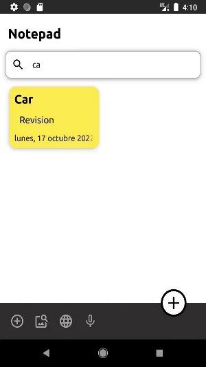 Notepad Screenshot 1