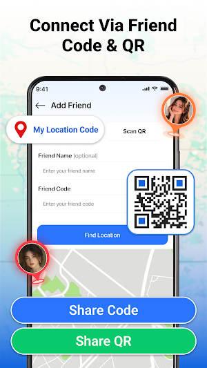 GPS Tracker & Map Street View Screenshot 1