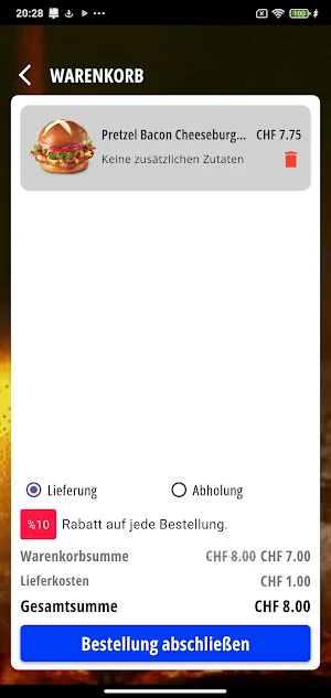 Cordon Bleu Dübendorf Screenshot 3