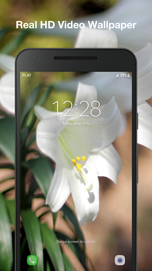 Easter Lilies Live Wallpaper Screenshot 2