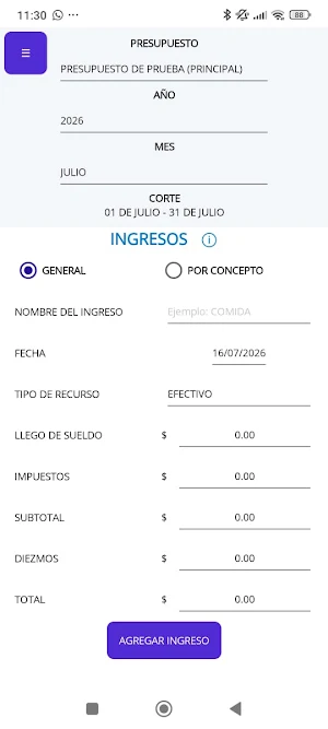 Finper - Finanzas Personales Screenshot 1