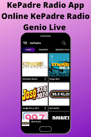 KePadre Radio App Online KePadre Radio Genio Live Screenshot 3