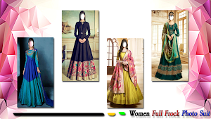 Women Full Frock Photo Suit Screenshot 1