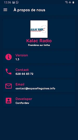 Kalac Radio Screenshot 3
