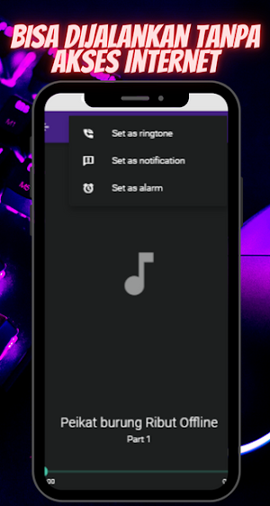 Pikat Burung Ribut Offline Screenshot 0