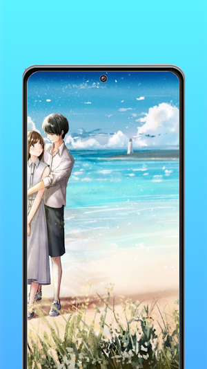 Cute Anime Couple Wallpaper HD Screenshot 0