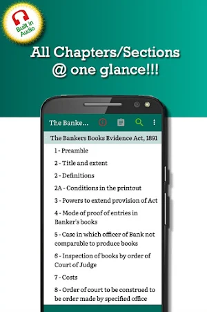 Bankers Book Evidence Act 1891 Screenshot 0