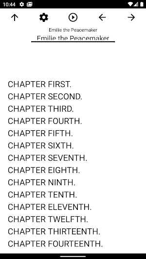 Book, Emilie the Peacemaker Screenshot 0