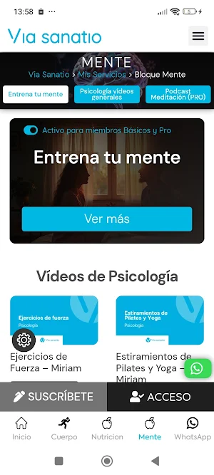 via sanatio salud Screenshot 3