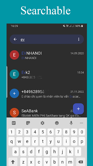 Messages: SMS Text + MMS Screenshot 3