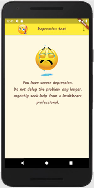 Depression Test Screenshot 2