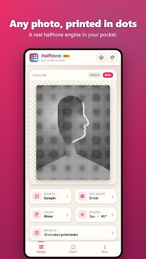 Halftone Dot & Ink Studio Screenshot 0