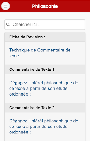 Philosophie : Commentaire de Texte Screenshot 0