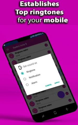Redmi Note 8 Ringtone App Screenshot 3
