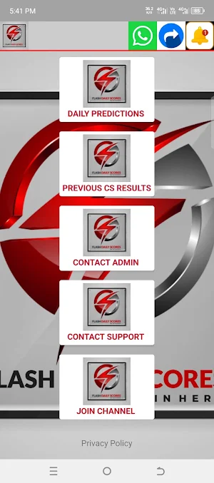 FLASH DAILY SCORES Screenshot 1