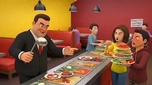 I am Naughty Resturant Manager Screenshot 0