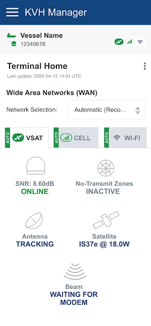 KVH Connect Screenshot 0