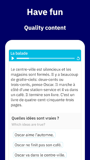 Wlingua - French Language Course Screenshot 2