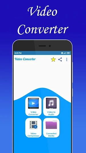 Video Converter, Compressor and Video to MP3 Audio Screenshot 0