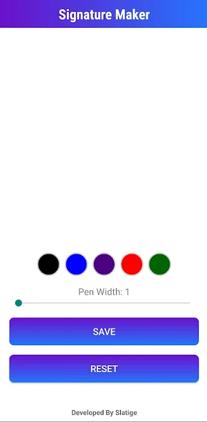 Signature Maker Screenshot 0
