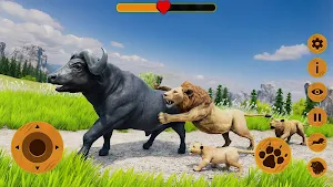 Wild Lion Attack Survival Sim Screenshot 1