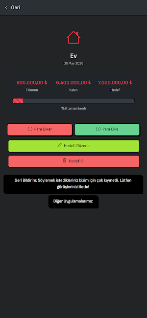 Birikim Hedef Takipçisi Screenshot 2