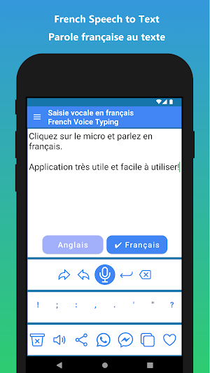 French Voice Typing Screenshot 3