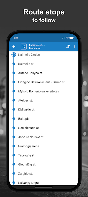 Vilnius Transport - timetables Screenshot 1