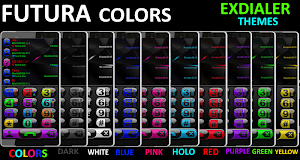 THEME FUTURA COLORS EXDIALER Screenshot 1