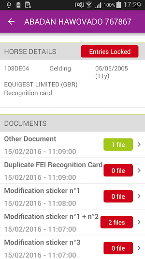 FEI HorseApp Screenshot 3