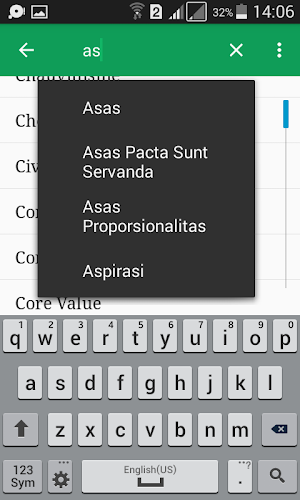 Kamus PKN Indonesia Offline Screenshot 1
