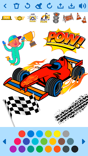 Car Coloring Game offline🚗 Screenshot 1