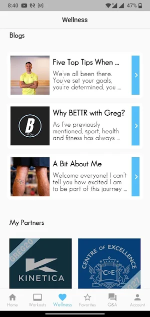 Bettr with Greg Screenshot 3