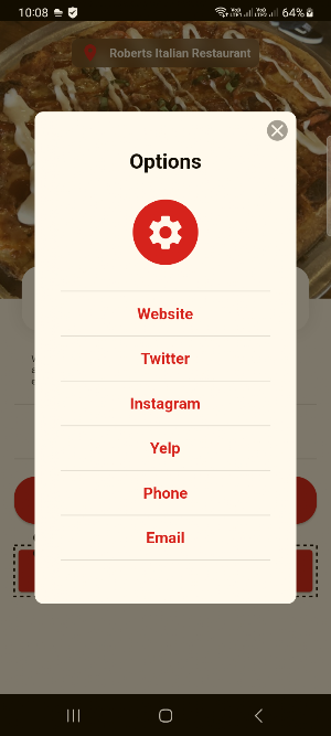 Roberts Italian Restaurant Screenshot 3