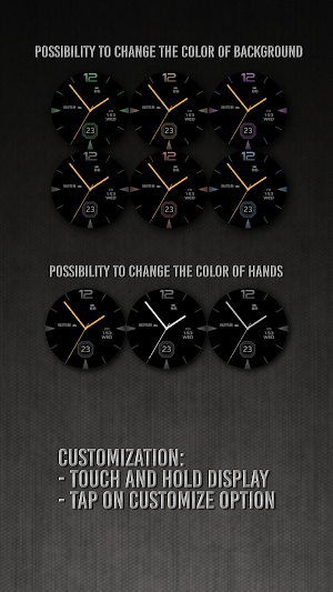 PWW17 - Analog Watch Face Screenshot 1