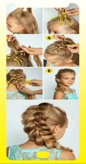 Young girls hairstyles Screenshot 3