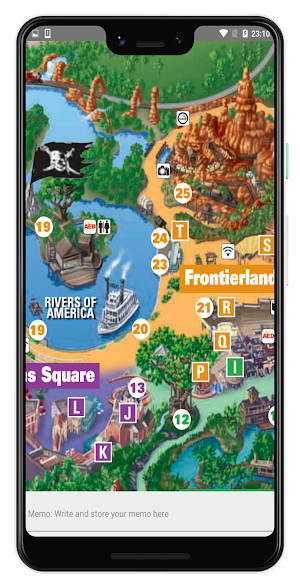 OFFLINE MAP CALIFORNIA AMUSEMENT PARK Screenshot 0