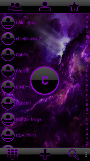 THEME SPACE 2 PURPLE EXDIALER Screenshot 2
