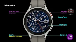JW078 jwstudio watchface Screenshot 1