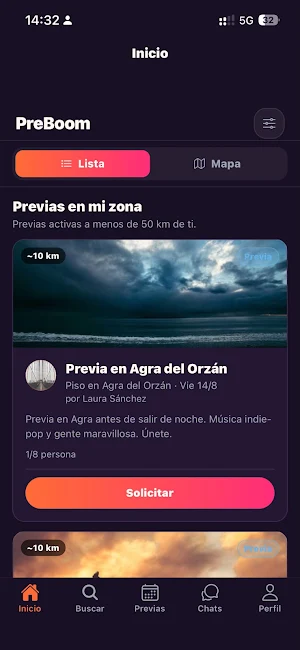 PreBoom - Previas & Fiestas Screenshot 0