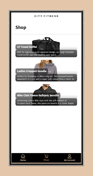 City Fitness - Mobile Screenshot 2