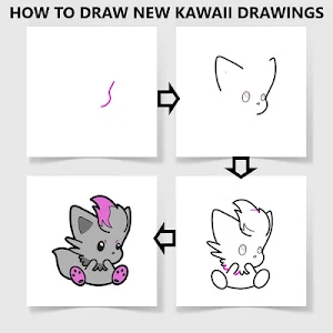 How To Draw New Kawaii Drawings Screenshot 2
