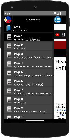 History of the Philippine Screenshot 0