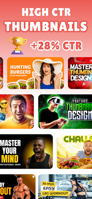 Thumbnail Maker AI for YouTube Screenshot 1