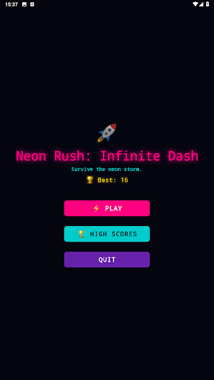 Neon Rush Screenshot 1