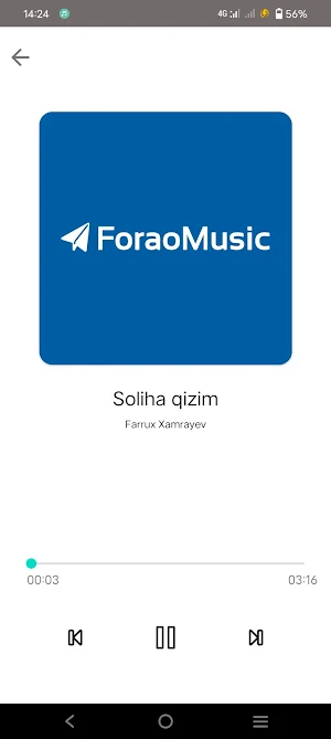 Music app Screenshot 1