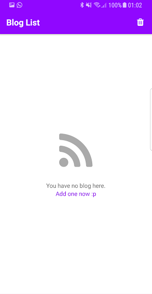 ReactBlogger Screenshot 0