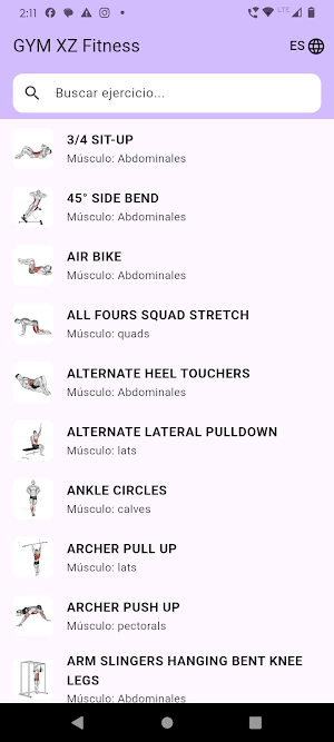 GYM XZ FITNESS Screenshot 0