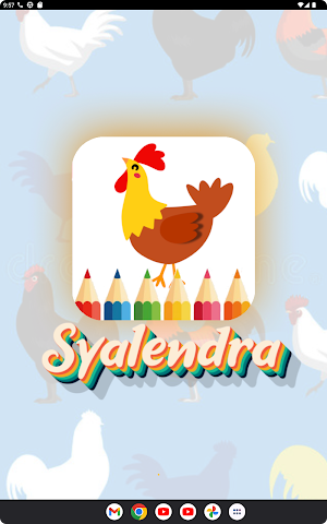 Chicken coloring Screenshot 2