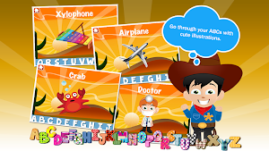 Alphabet Cowboy ABC for Kids Screenshot 1